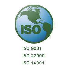 ISO 9001, ISO 22000, ISO 14001